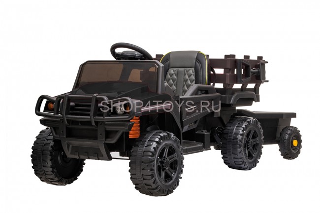 Детский электромобиль Bettyma квадроцикл с прицепом 2WD 12V - BDM0926-BLACK Детский электромобиль Bettyma квадроцикл с прицепом 2WD 12V - BDM0926-BLACK