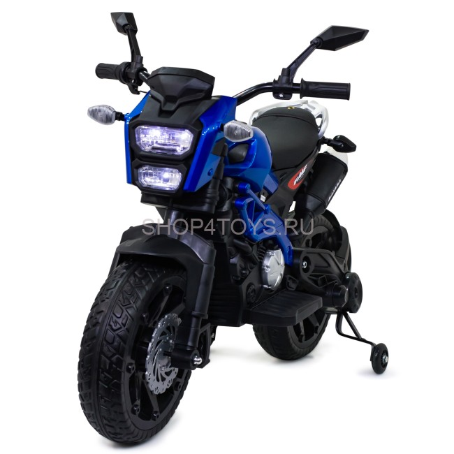 Детский электромотоцикл Harley Davidson (12V, EVA, ручка газа) - DLS01-SP-BLUE Детский электромотоцикл Harley Davidson (12V, EVA, ручка газа) - DLS01-SP-BLUE