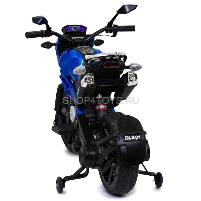 Детский электромотоцикл Harley Davidson (12V, EVA, ручка газа) - DLS01-SP-BLUE Детский электромотоцикл Harley Davidson (12V, EVA, ручка газа) - DLS01-SP-BLUE