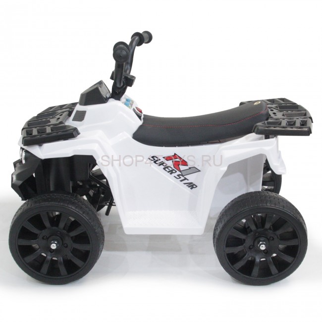 Детский квадроцикл R1 на резиновых колесах 6V - 3201-WHITE Детский квадроцикл R1 на резиновых колесах 6V - 3201-WHITE