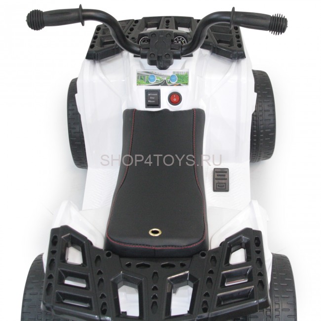 Детский квадроцикл R1 на резиновых колесах 6V - 3201-WHITE Детский квадроцикл R1 на резиновых колесах 6V - 3201-WHITE