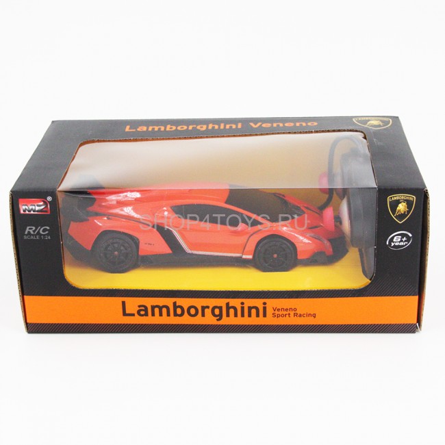 Радиоуправляемая машина MZ Lamborghini Veneno Orange 1:24 - 27043 Радиоуправляемая машина MZ Lamborghini Veneno Orange 1:24 - 27043