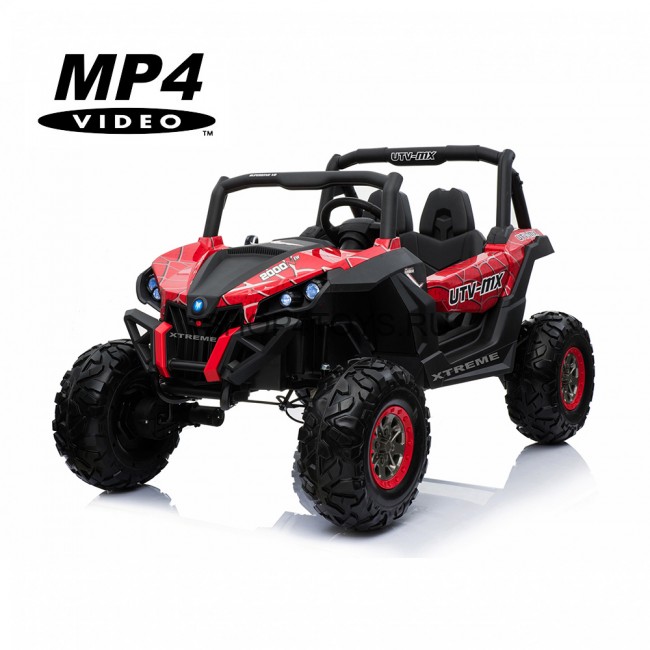 Двухместный полноприводный электромобиль Red Spider UTV-MX Buggy 12V MP4 - XMX603-RED-PAINT-MP4 Двухместный полноприводный электромобиль Red Spider UTV-MX Buggy 12V MP4 - XMX603-RED-PAINT-MP4