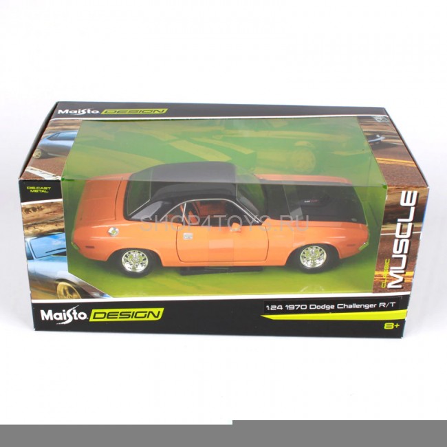Металлическая модель Maisto Dodge Challehger R/T 1970 1:24 - 31021