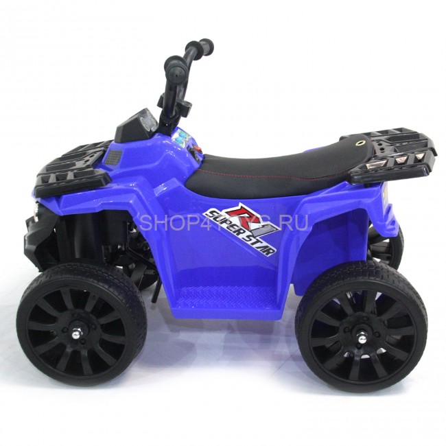 Детский квадроцикл R1 на резиновых колесах 6V - 3201-BLUE Детский квадроцикл R1 на резиновых колесах 6V - 3201-BLUE