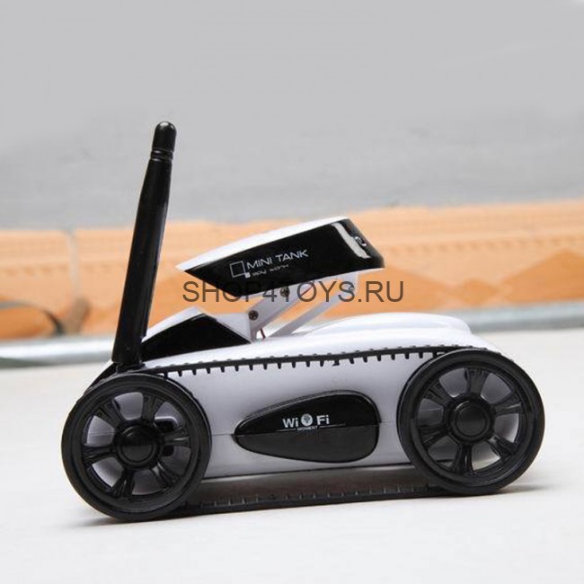 Радиоуправляемый мини танк-шпион Happy Cow I-Spy с камерой WiFi - 777-270 Радиоуправляемый мини танк-шпион Happy Cow I-Spy с камерой WiFi - 777-270