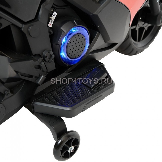 Детский электромотоцикл Kawasaki Ninja (12V, EVA, спидометр, ручка газа) - DLS07-BLACK Детский электромотоцикл Kawasaki Ninja (12V, EVA, спидометр, ручка газа) - DLS07-BLACK