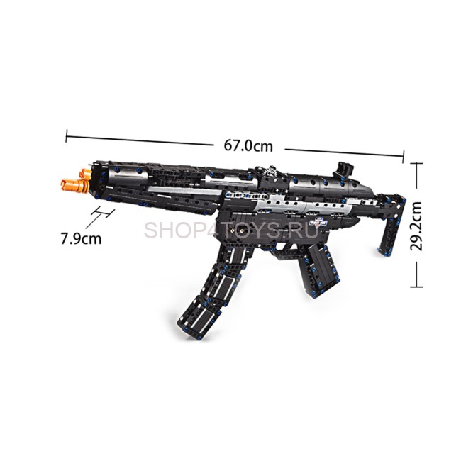 Конструктор Cada deTech Пулемет MP5, 617 деталей - C81006W Конструктор Cada deTech Пулемет MP5, 617 деталей - C81006W