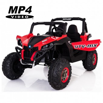 Двухместный полноприводный электромобиль Red UTV-MX Buggy 12V MP4 - XMX603-RED-MP4 Двухместный полноприводный электромобиль Red UTV-MX Buggy 12V MP4 - XMX603-RED-MP4