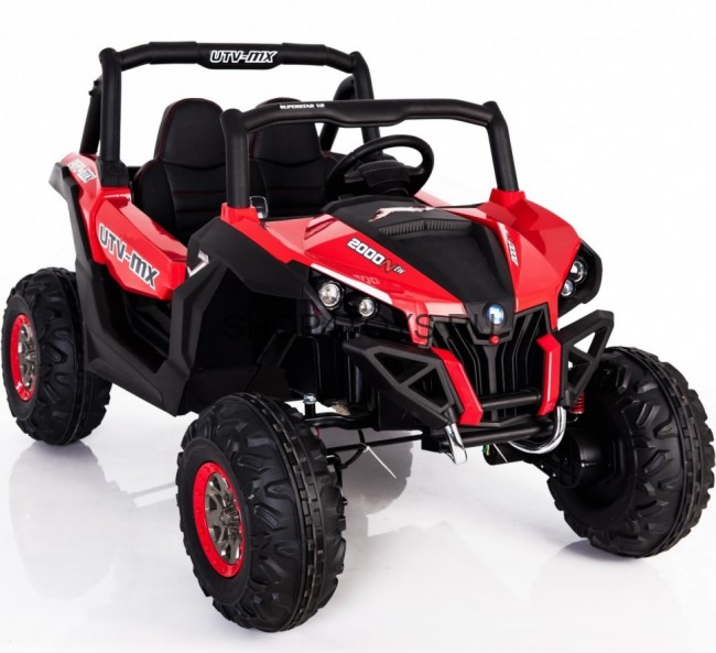 Двухместный полноприводный электромобиль Red UTV-MX Buggy 12V MP4 - XMX603-RED-MP4 Двухместный полноприводный электромобиль Red UTV-MX Buggy 12V MP4 - XMX603-RED-MP4