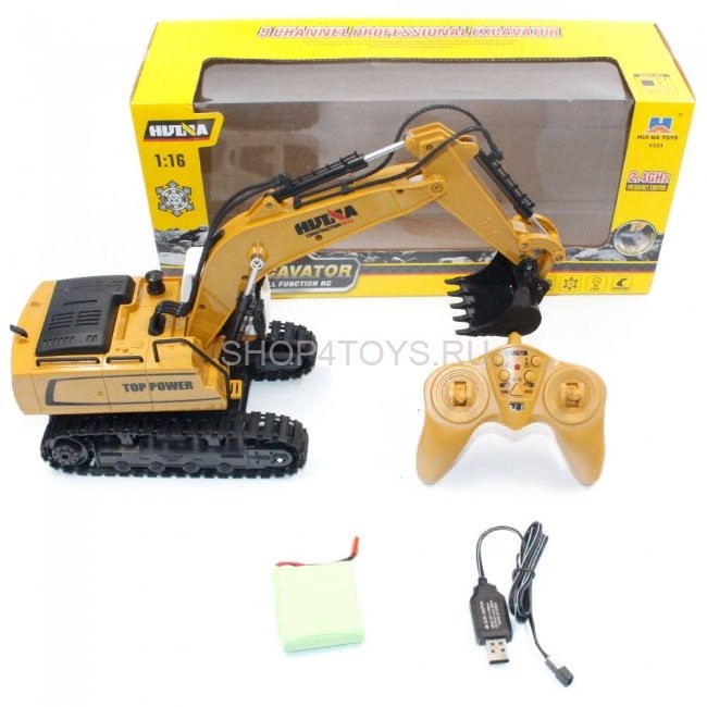 Радиоуправляемый экскаватор HUI NA TOYS масштаб 1:18 - HN1331 Радиоуправляемый экскаватор HUI NA TOYS масштаб 1:18 - HN1331
