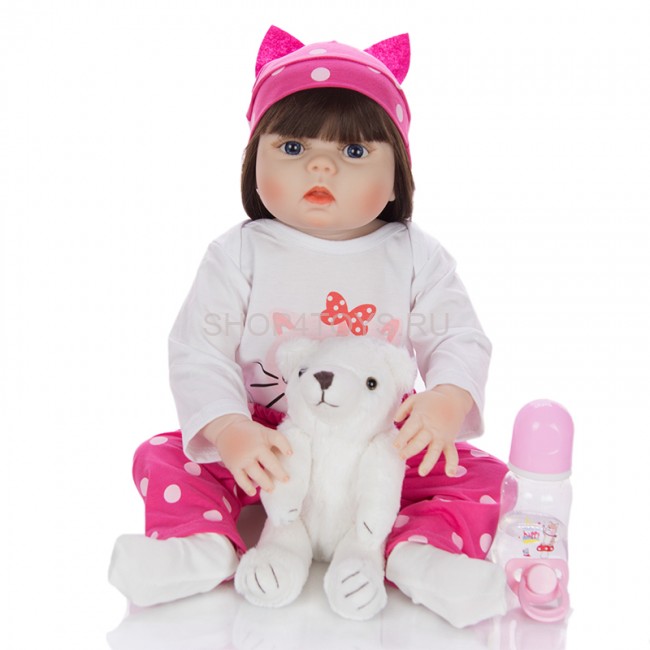 Реборн силиконовая девочка Ульянка