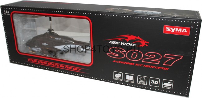 Радиоуправляемый вертолет Syma Fire Wolf S027 Радиоуправляемый вертолет Syma Fire Wolf S027