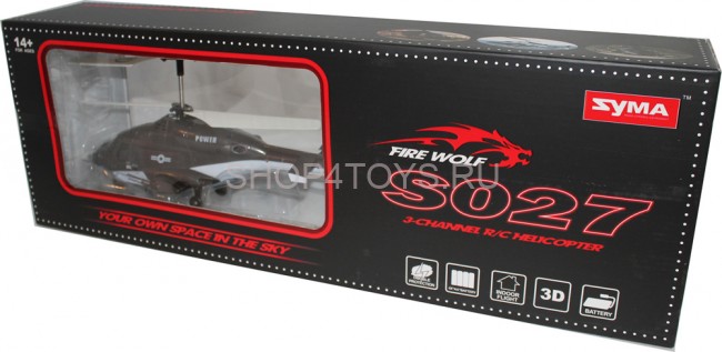 Радиоуправляемый вертолет Syma Fire Wolf S027 Радиоуправляемый вертолет Syma Fire Wolf S027