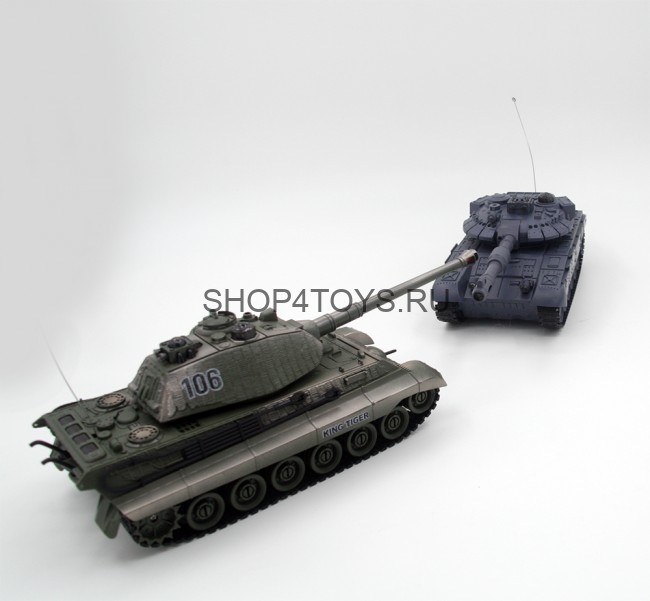 Радиоуправляемый танковый бой T90 и Tiger King 1:28 - 99820 Радиоуправляемый танковый бой T90 и Tiger King 1:28 - 99820