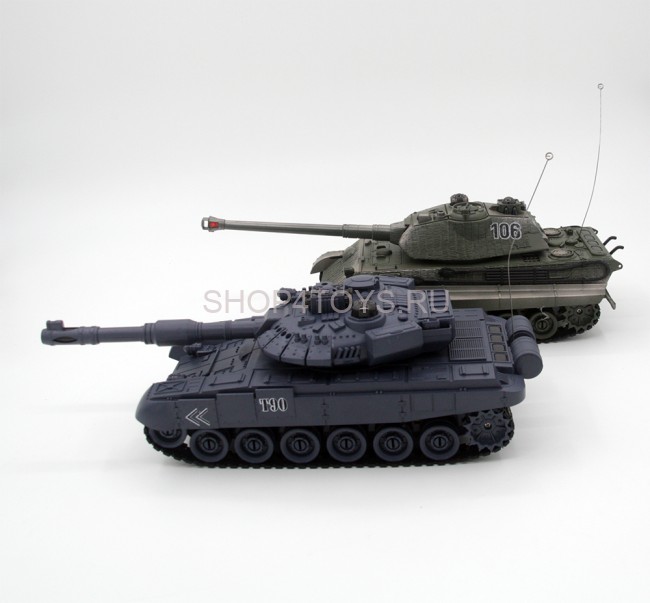 Радиоуправляемый танковый бой T90 и Tiger King 1:28 - 99820 Радиоуправляемый танковый бой T90 и Tiger King 1:28 - 99820