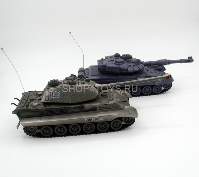 Радиоуправляемый танковый бой T90 и Tiger King 1:28 - 99820 Радиоуправляемый танковый бой T90 и Tiger King 1:28 - 99820