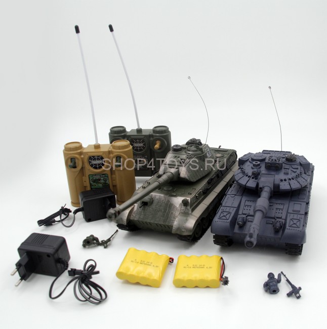 Радиоуправляемый танковый бой T90 и Tiger King 1:28 - 99820 Радиоуправляемый танковый бой T90 и Tiger King 1:28 - 99820