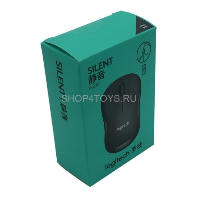 Беспроводная мышь Logitech M220 Silent Grey - 910-004895 Беспроводная мышь Logitech M220 Silent Grey - 910-004895