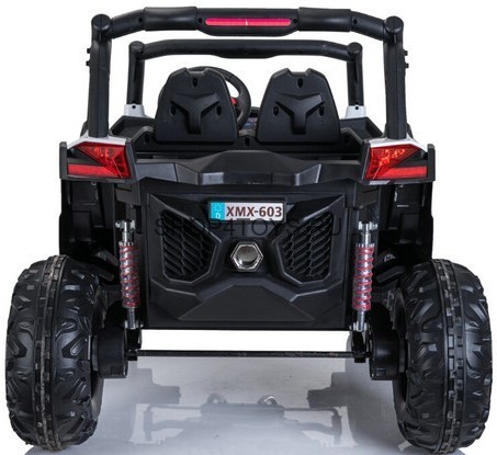 Двухместный полноприводный электромобиль White UTV-MX Buggy 12V MP4 - XMX603-WHITE-MP4 Двухместный полноприводный электромобиль White UTV-MX Buggy 12V MP4 - XMX603-WHITE-MP4