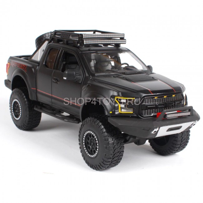 Металлическая модель Maisto Ford F-150 Partor Pickup Black 2017 1:24 - 32520 Металлическая модель Maisto Ford F-150 Partor Pickup Black 2017 1:24 - 32520