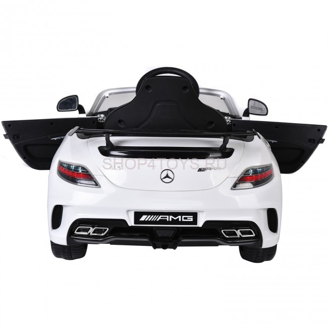 Электромобиль Mercedes-Benz SLS AMG White MP4 - SX128-S-MP4 Электромобиль Mercedes-Benz SLS AMG White MP4 - SX128-S-MP4