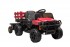 Детский электромобиль Bettyma квадроцикл с прицепом 2WD 12V - BDM0926-RED