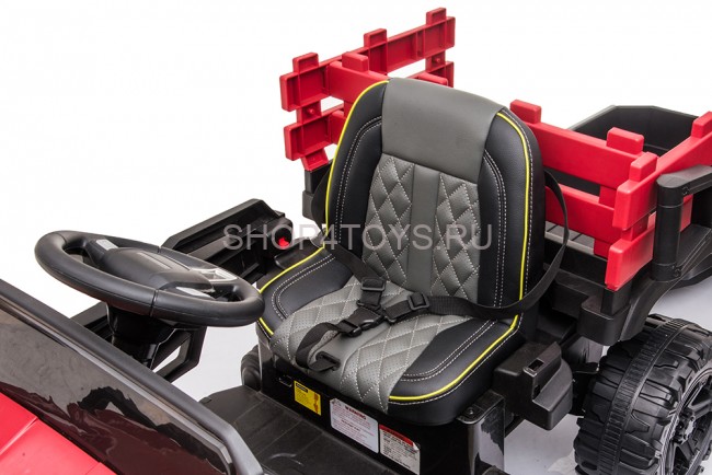 Детский электромобиль Bettyma квадроцикл с прицепом 2WD 12V - BDM0926-RED