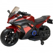 Детский электромотоцикл Kawasaki Ninja (12V, EVA, спидометр, ручка газа) - DLS07-SP-RED Детский электромотоцикл Kawasaki Ninja (12V, EVA, спидометр, ручка газа) - DLS07-SP-RED