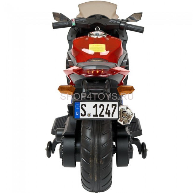 Детский электромотоцикл Kawasaki Ninja (12V, EVA, спидометр, ручка газа) - DLS07-SP-RED Детский электромотоцикл Kawasaki Ninja (12V, EVA, спидометр, ручка газа) - DLS07-SP-RED