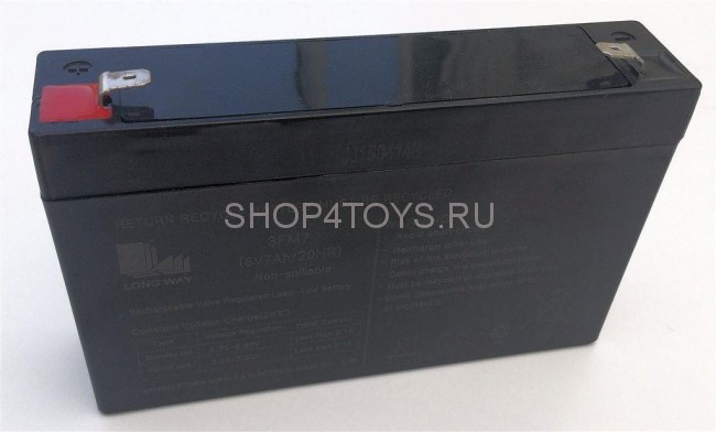 Аккумулятор для электромобиля 6V7Ah/20Hr - LW-3FM7 Аккумулятор для электромобиля 6V7Ah/20Hr - LW-3FM7