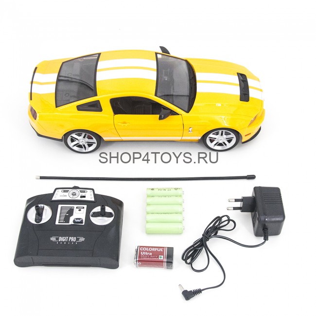 Радиоуправляемая машина Форд MZ Ford Mustang GT500 Yellow 1:14 - 2270J-Y Радиоуправляемая машина Форд MZ Ford Mustang GT500 Yellow 1:14 - 2270J-Y