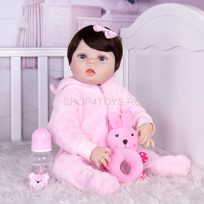 Реборн девочка с силиконовым телом Ксения