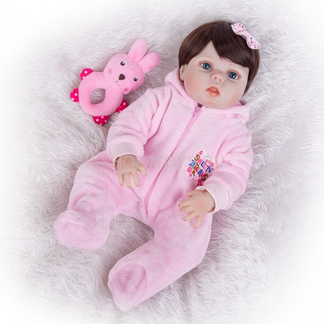 Реборн девочка с силиконовым телом Ксения