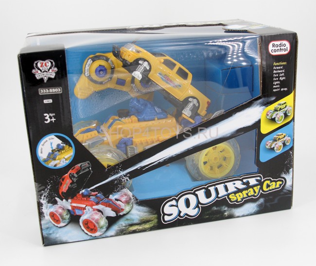 Радиоуправляемый желтый джип с водяной пушкой - 333-SS03