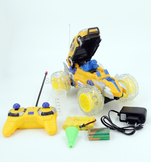 Радиоуправляемый желтый джип с водяной пушкой - 333-SS03