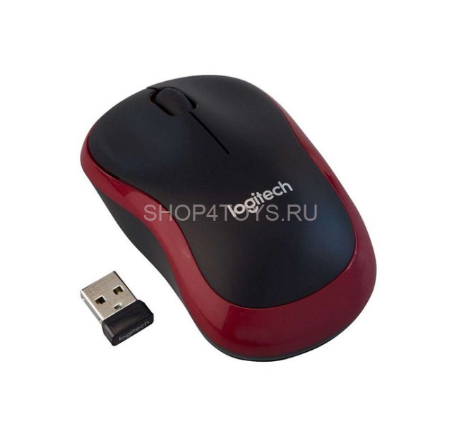 Беспроводная мышь Logitech M185 Red - 910-002633 Беспроводная мышь Logitech M185 Red - 910-002633