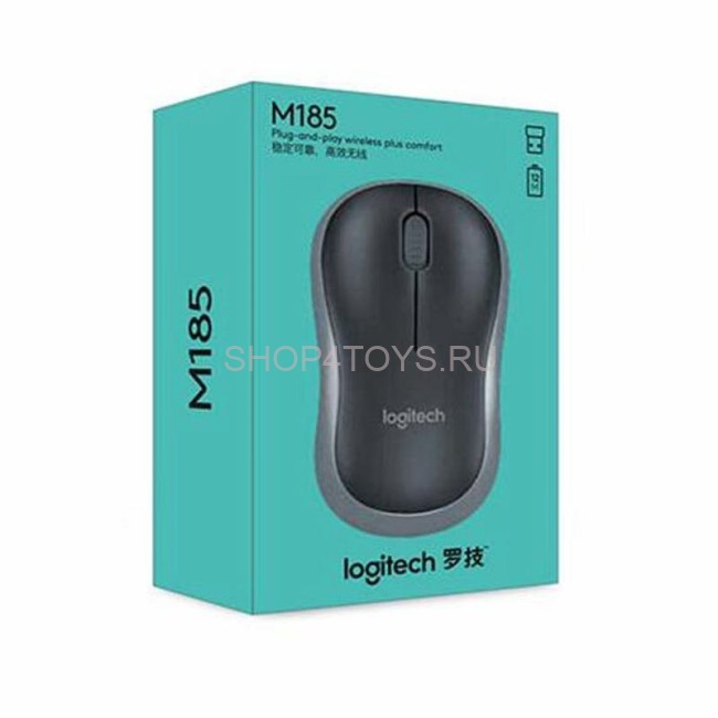 Беспроводная мышь Logitech M185 Red - 910-002633 Беспроводная мышь Logitech M185 Red - 910-002633