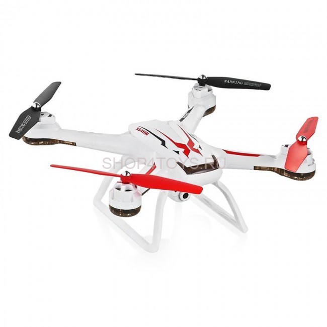 Радиоуправляемый белый квадрокоптер Syma X54HW с WIFI камерой и барометром - X54HW Радиоуправляемый белый квадрокоптер Syma X54HW с WIFI камерой и барометром - X54HW