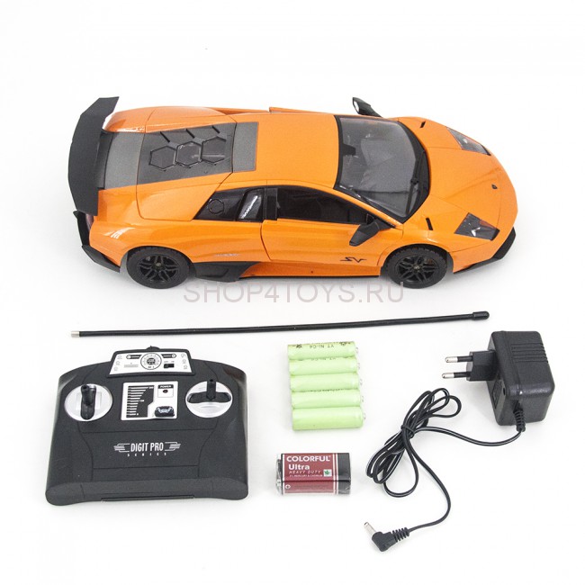Радиоуправляемая машина MZ Lamborghini Murcielago LP670-4 SV Orange 1:14, открываются двери и капот - MZ-2215J Радиоуправляемая машина MZ Lamborghini Murcielago LP670-4 SV Orange 1:14, открываются двери и капот - MZ-2215J