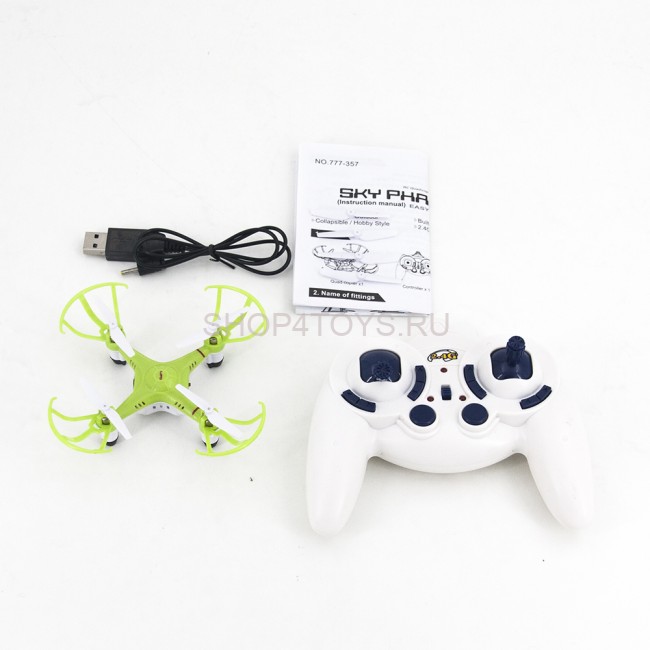Радиоуправляемый квадрокоптер Happy Cow Sky Phantom 2.4G - 777-357 Радиоуправляемый квадрокоптер Happy Cow Sky Phantom 2.4G - 777-357