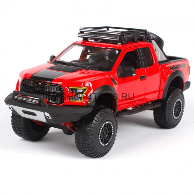 Металлическая модель Maisto Ford F-150 Partor Pickup Red 2017 1:24 - 32520 Металлическая модель Maisto Ford F-150 Partor Pickup Red 2017 1:24 - 32520