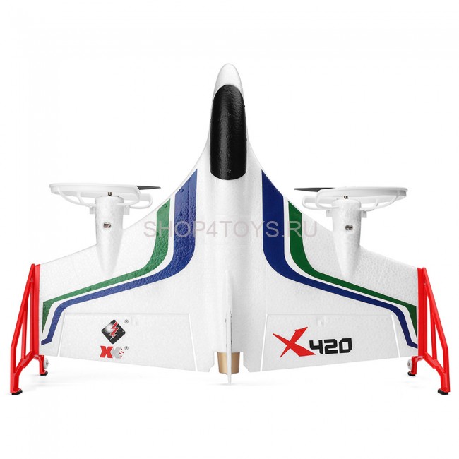 Радиоуправляемый самолет WL Toys X420 VTOL RTF 2.4G - X420 Радиоуправляемый самолет WL Toys X420 VTOL RTF 2.4G - X420