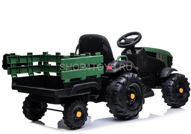 Детский электромобиль Bettyma трактор с прицепом 2WD 12V - BDM0925-GREEN Детский электромобиль Bettyma трактор с прицепом 2WD 12V - BDM0925-GREEN