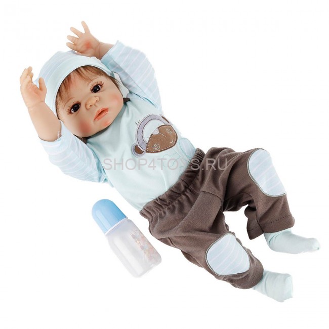 Реборн силиконовый мальчик Костик