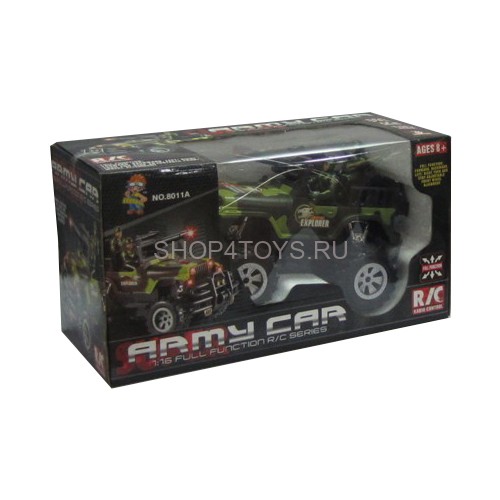 Радиоуправляемый военный джип Army Car 1:16 - 8011A Радиоуправляемый военный джип Army Car 1:16 - 8011A