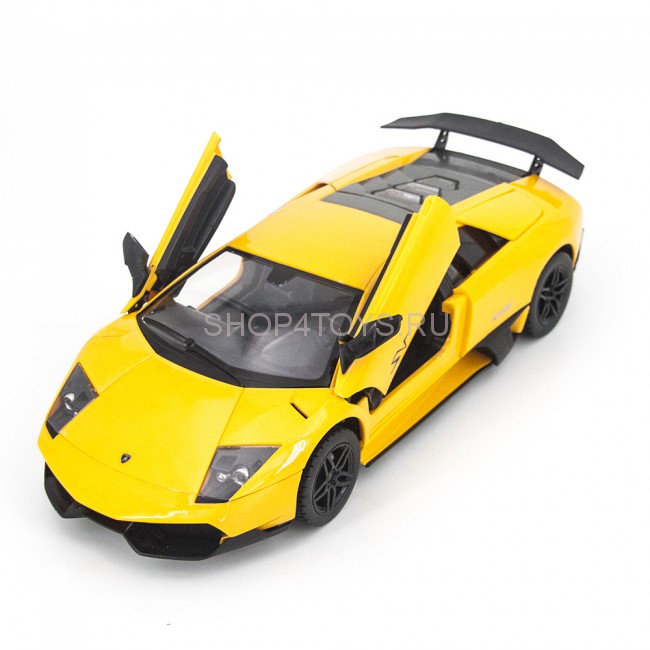 Радиоуправляемая машина MZ Lamborghini Murcielago LP670-4 SV Yellow 1:14, открываются двери и капот - MZ-2215J-Y Радиоуправляемая машина MZ Lamborghini Murcielago LP670-4 SV Yellow 1:14, открываются двери и капот - MZ-2215J-Y