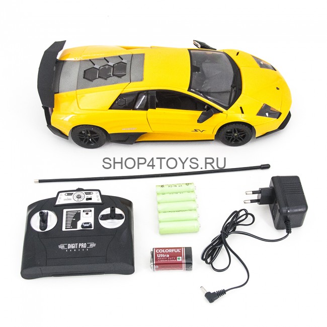 Радиоуправляемая машина MZ Lamborghini Murcielago LP670-4 SV Yellow 1:14, открываются двери и капот - MZ-2215J-Y Радиоуправляемая машина MZ Lamborghini Murcielago LP670-4 SV Yellow 1:14, открываются двери и капот - MZ-2215J-Y