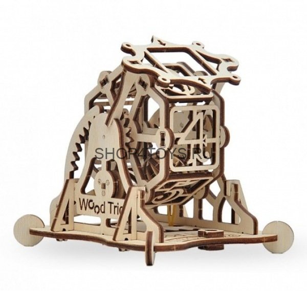 Механический 3D-пазл из дерева Wood Trick Колесо Фортуны - 1234-12 Механический 3D-пазл из дерева Wood Trick Колесо Фортуны - 1234-12