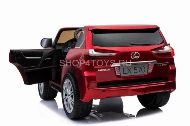 Детский электромобиль Lexus LX570 4WD MP4 - DK-LX570-RED-PAINT-MP4 Детский электромобиль Lexus LX570 4WD MP4 - DK-LX570-RED-PAINT-MP4